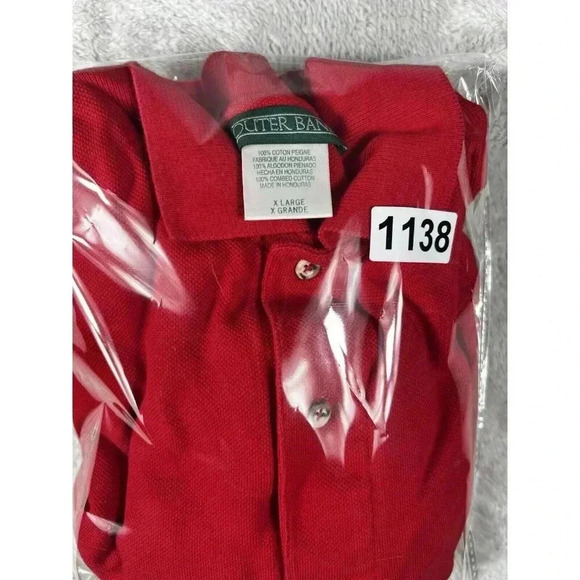 In N Out Burger Men's Red Polo Shirt Fast Food Restaurant Cotton Size XL - Picture 10 of 10